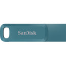 SanDisk 512GB Ultra Dual Drive Go 2-in-1 Flash Drive (Navagio Bay Blue)