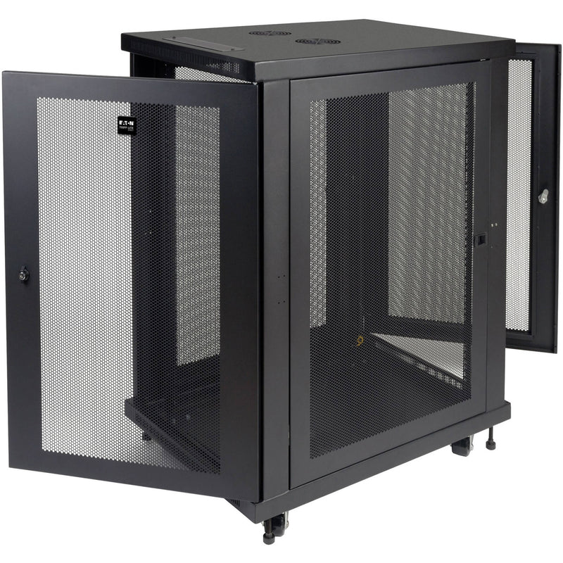 Tripp Lite SR18UB SmartRack Mid-Depth/Half-Height Rack Enclosure Cabinet (18 RU)