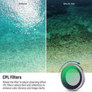 Neewer Lens Filter Kit for Insta360 GO 3S (UV, CPL, ND8, ND16, ND32, ND64)
