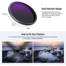 Neewer MRC Variable ND Filter with Lens Cap (67mm, 1 to 9-Stop)