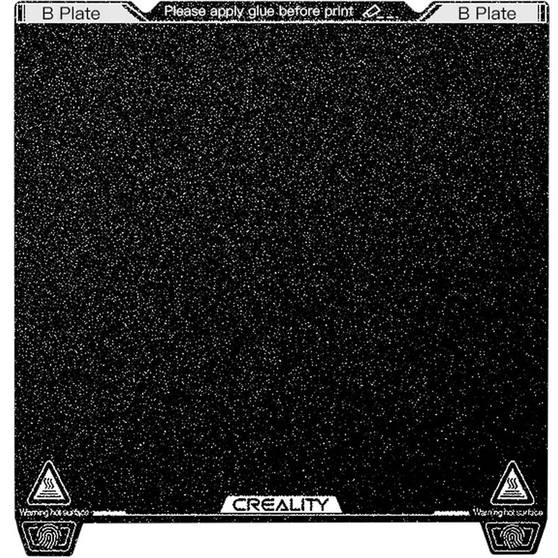 Creality K1 Max PEI Build Plate without Soft Magnetic Sticker (12.4 x 12.2")