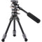 Tilta VT03 Tabletop Video Fluid Head with 1-Stage Carbon Fiber Tripod Legs (Space Gray)