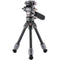 Tilta VT03 Tabletop Video Fluid Head with 1-Stage Carbon Fiber Tripod Legs (Space Gray)