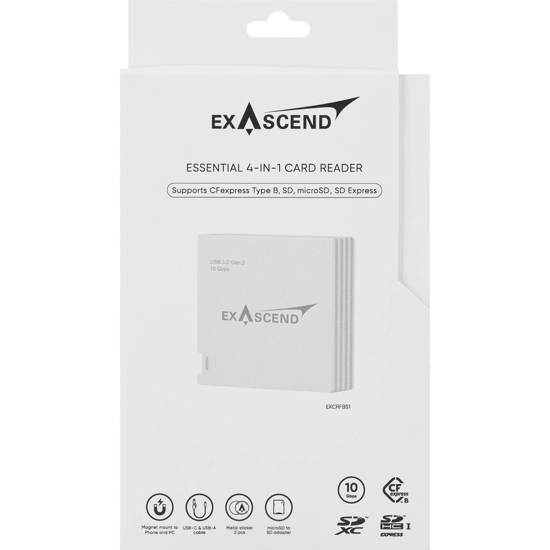 Exascend Essential 4-in-1 Multi-Slot Card Reader