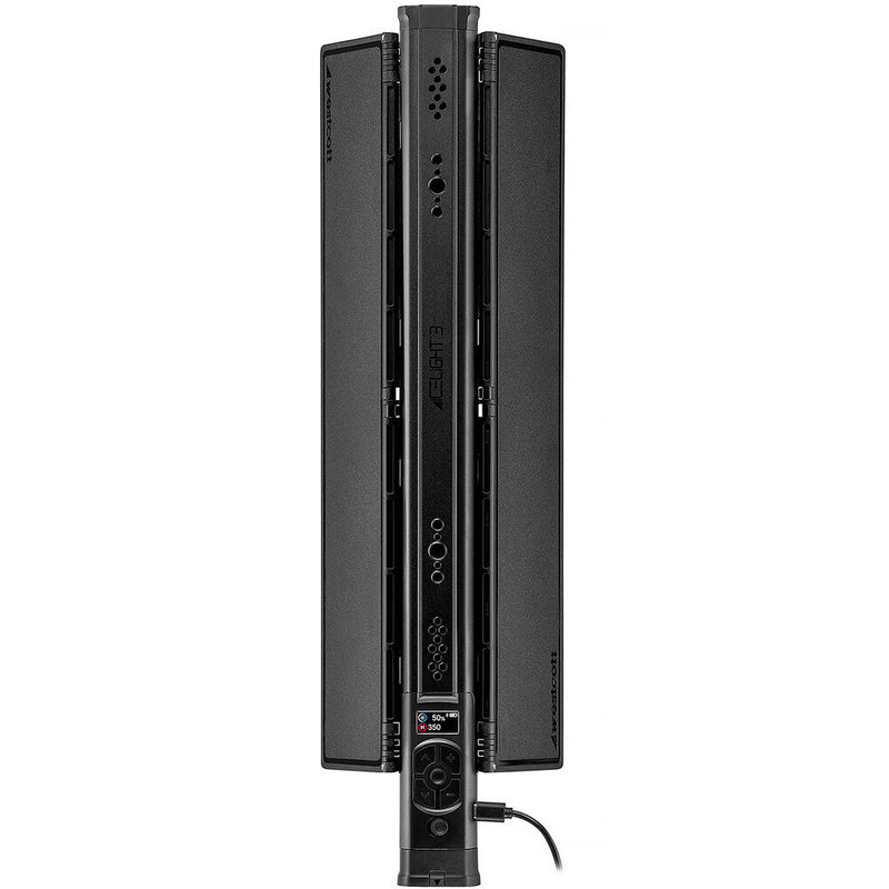 Westcott Ice Light 3 RGB LED Tube Light (1.5', Battery Grip & Barndoors Kit)