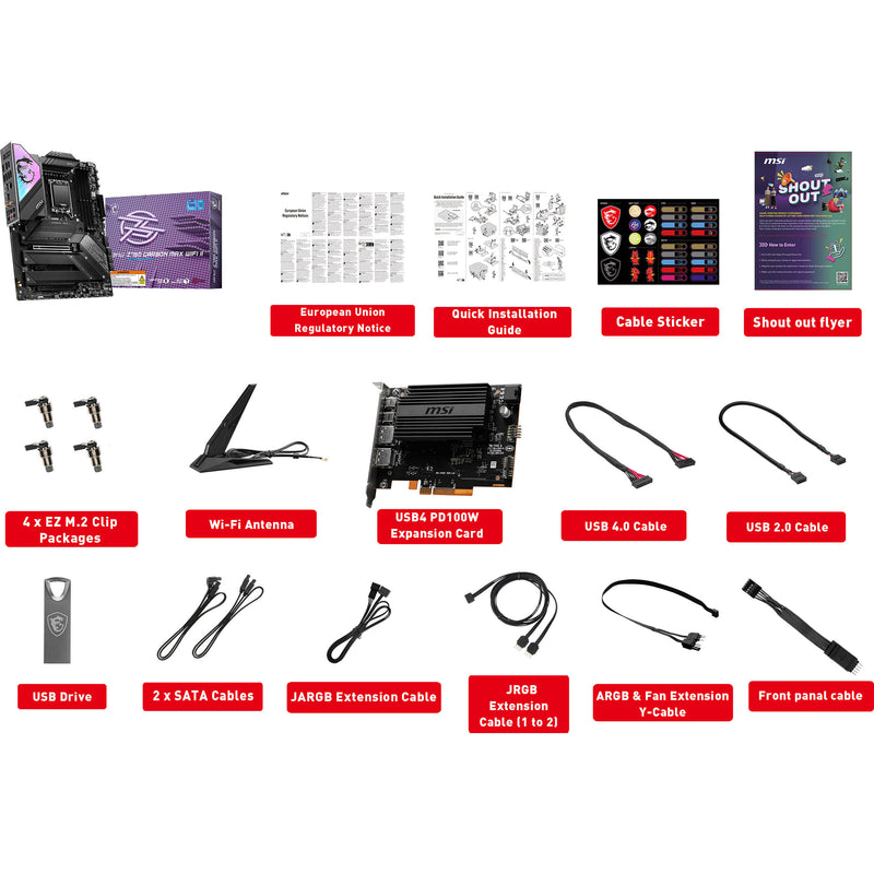 MSI MPG Z790 CARBON MAX WIFI LGA 1700 ATX Motherboard