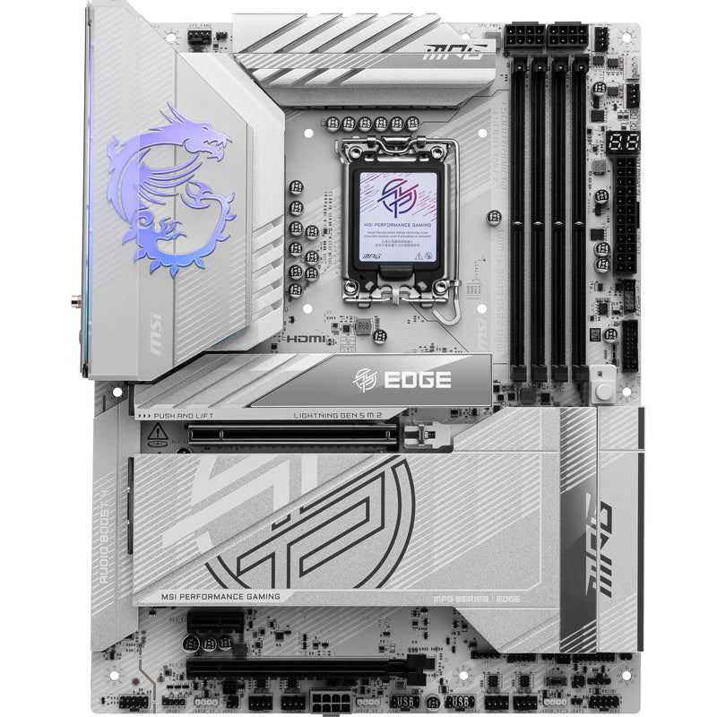 MSI MPG Z890 EDGE TI WIFI LGA 1851 ATX Motherboard (White)