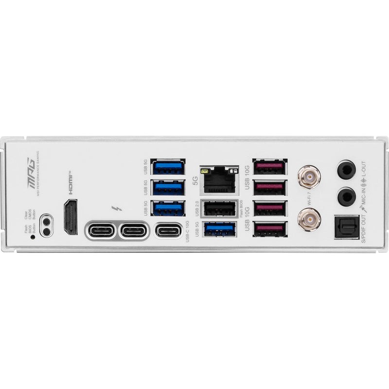 MSI MPG Z890 EDGE TI WIFI LGA 1851 ATX Motherboard (White)