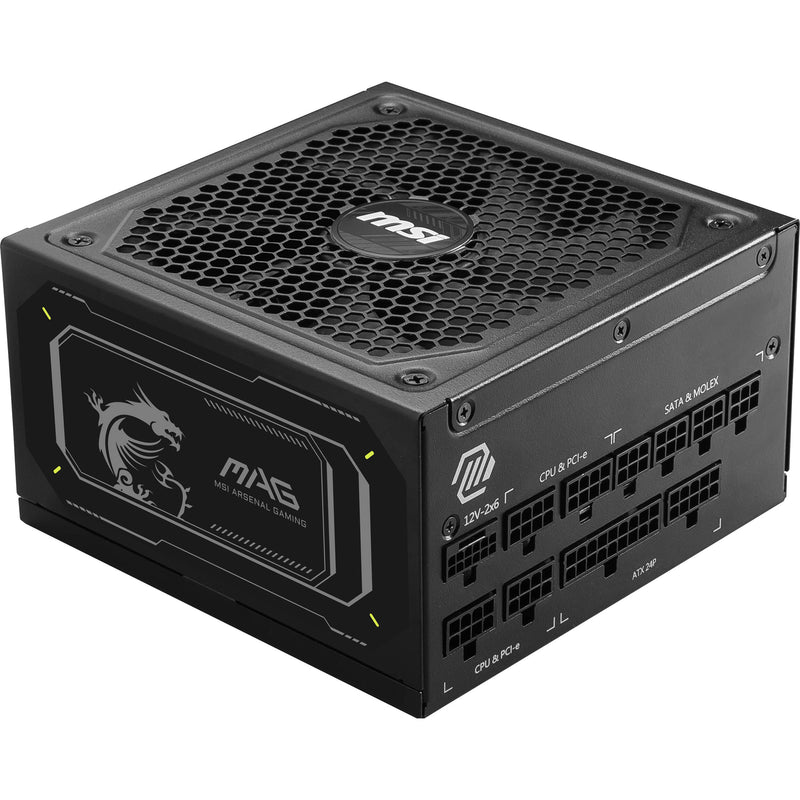 MSI MAG A1000GL PCIE5 II 1000W 80 PLUS Gold Modular Power Supply