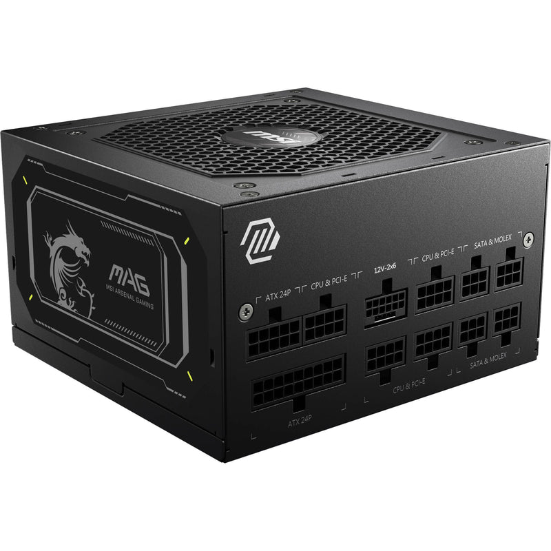 MSI MAG A750GL PCIE5 II 750W 80 PLUS Gold Modular Power Supply