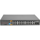 Rocstor SolidConnect SC28 26-Port Gigabit PoE+ Compliant Unmanaged Network Switch