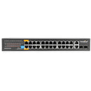Rocstor SolidConnect SC28 26-Port Gigabit PoE+ Compliant Unmanaged Network Switch
