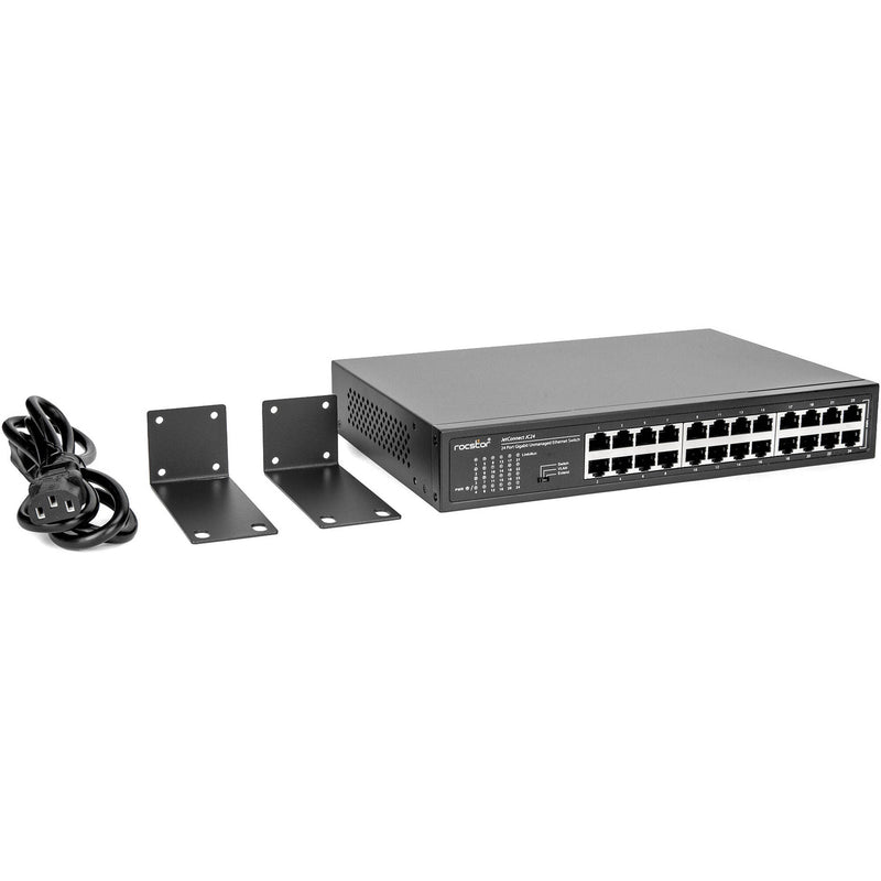 Rocstor JetConnect JC24 24-Port Gigabit Unmanaged Network Switch