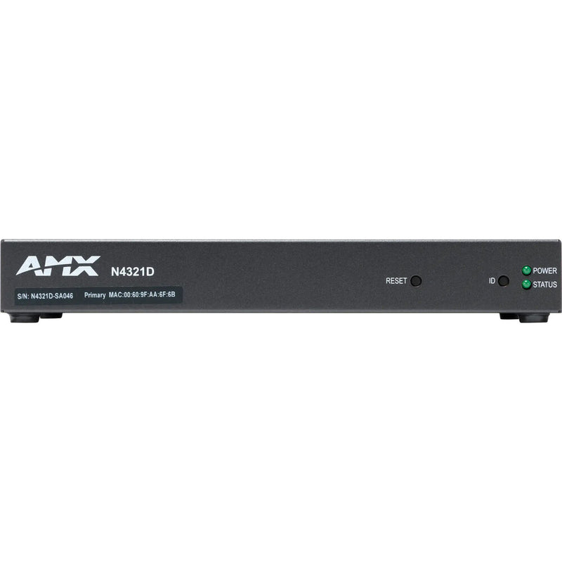 AMX N4321D Audio-over-IP Transceiver with Dante and AES67