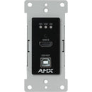 AMX DXLink 4K60 HDMI Wall Plate Transmitter (Black)