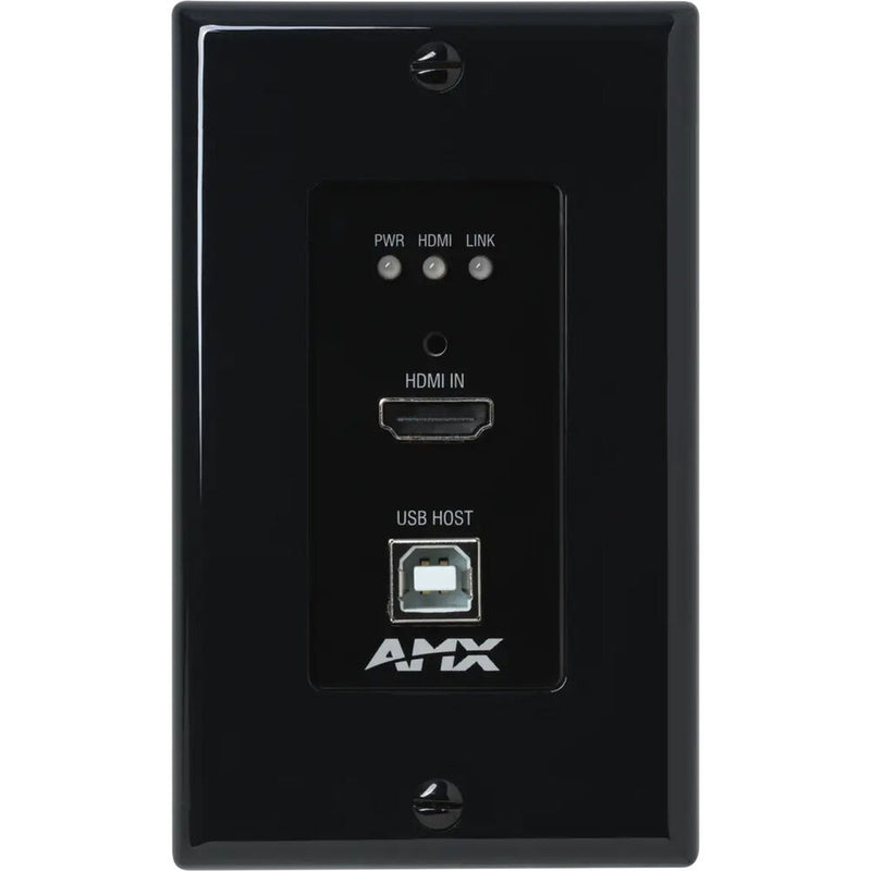 AMX DXLink 4K60 HDMI Wall Plate Transmitter (Black)