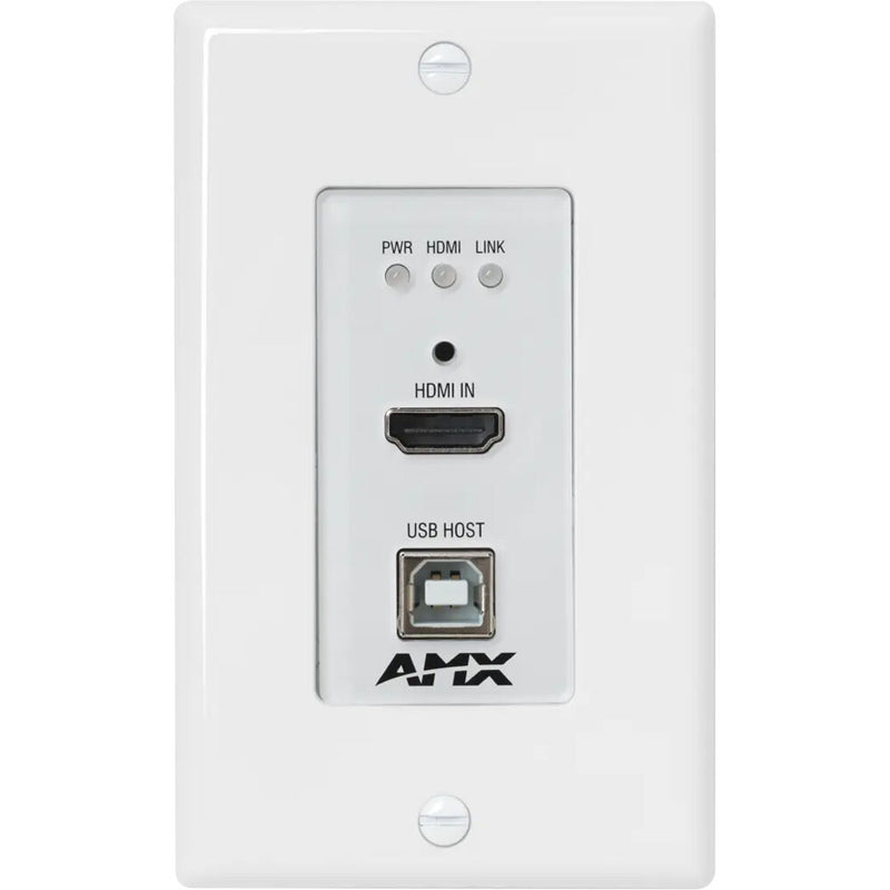 AMX DXLink 4K60 HDMI Wall Plate Transmitter (White)