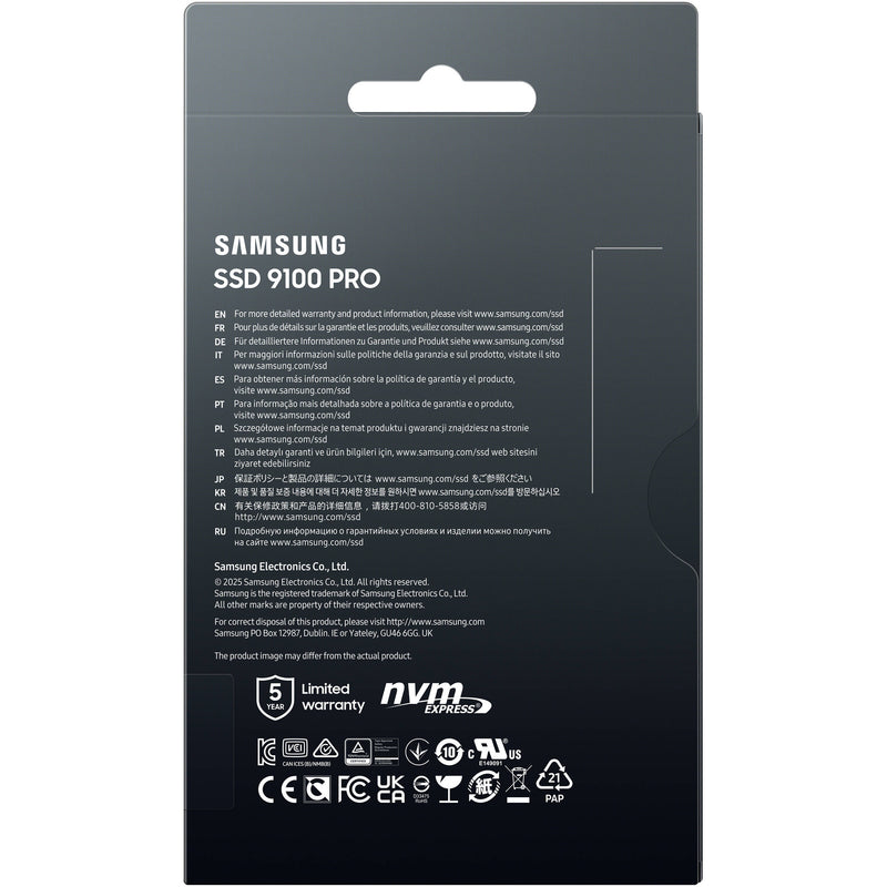 Samsung 2TB 9100 PRO PCIe 5.0 M.2 Internal SSD