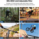 Neewer Variable ND Filter for Select GoPro HERO Cameras (VND4-VND32)