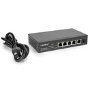Rocstor SolidConnect SC5 5-Port Gigabit PoE+ Compliant Unmanaged Network Switch