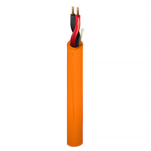West Penn 2-Conductor Unshielded Fire Alarm Cable (1000', Orange)