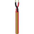 West Penn Single-Pair Unshielded Fire Alarm Cable (1000', Red/Green Stripe)