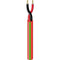 West Penn Single-Pair Unshielded Fire Alarm Cable (1000', Red/Green Stripe)