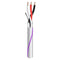 West Penn Stranded Shielded Cable (White and Violet, 1000')