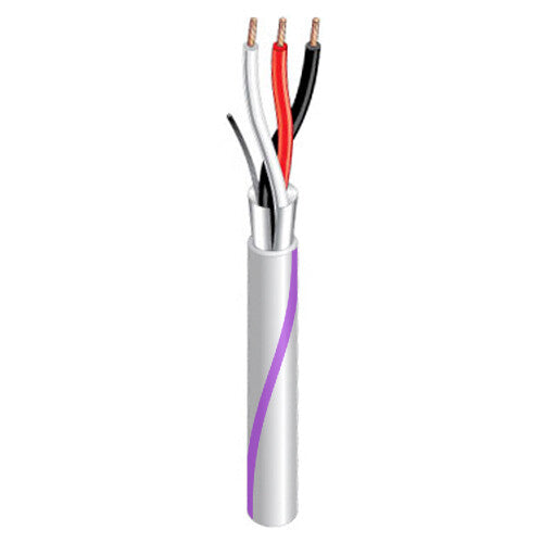 West Penn Stranded Shielded Cable (White and Violet, 1000')