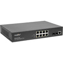Rocstor SolidConnect SCM8 8-Port PoE+ Gigabit L2 Managed Ethernet Switch