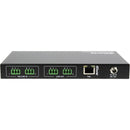 TEKVOX DAN-B202 2 x 2 Dante/AES67 Network Audio Interface with PoE & Phantom Power