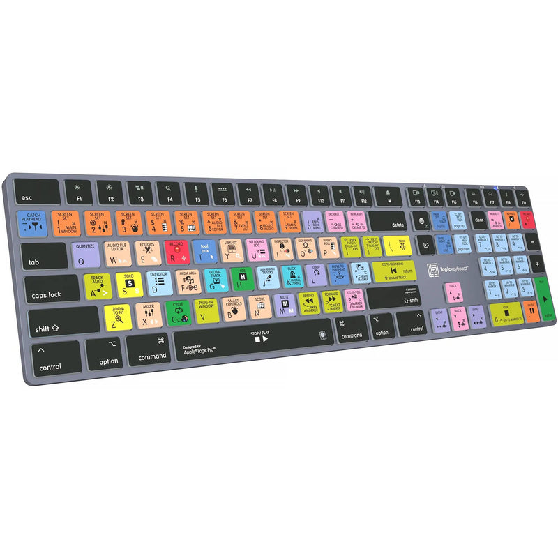Logickeyboard TITAN Apple Logic Pro X Wireless Keyboard for Mac