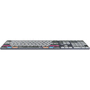 Logickeyboard TITAN Adobe Filmmaker Wireless Keyboard for Mac