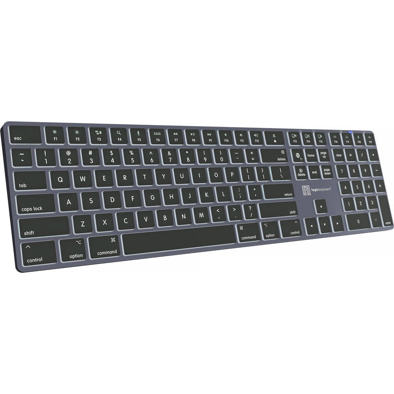 Logickeyboard TITAN Wireless Backlit Keyboard for Mac