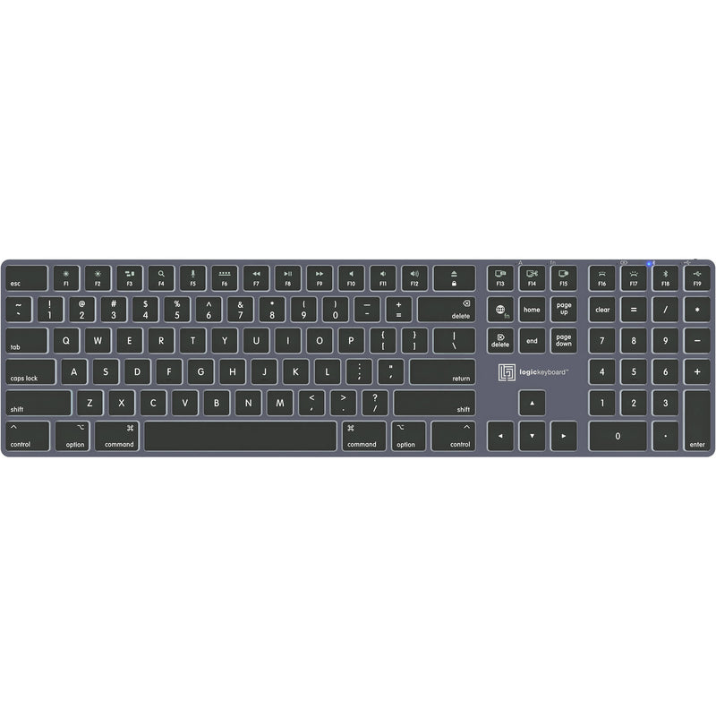 Logickeyboard TITAN Wireless Backlit Keyboard for Mac