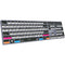 Logickeyboard Adobe Premiere Pro & After Effects TITAN Wireless Backlit US English Keyboard for Windows