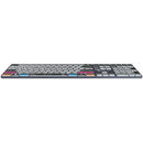 Logickeyboard Adobe Premiere Pro & After Effects TITAN Wireless Backlit US English Keyboard for Windows