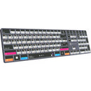 Logickeyboard Adobe Premiere Pro & After Effects TITAN Wireless Backlit US English Keyboard for Windows