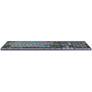 Logickeyboard Adobe Graphic Designer TITAN Wireless Backlit US English Keyboard for Windows