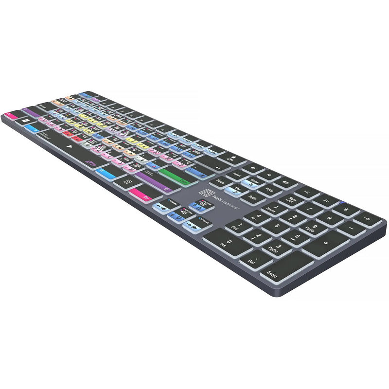 Logickeyboard Avid Media Composer Pro TITAN Wireless Backlit US English Keyboard for Windows