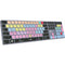 Logickeyboard Avid Pro Tools TITAN Wireless Backlit US English Keyboard for Windows