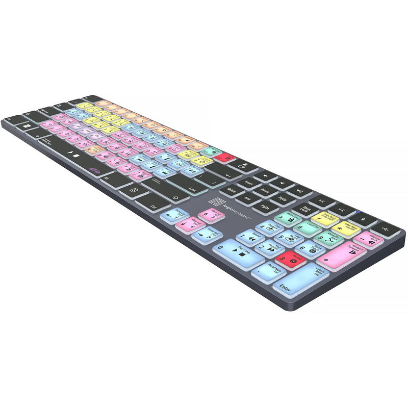 Logickeyboard Avid Pro Tools TITAN Wireless Backlit US English Keyboard for Windows