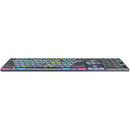 Logickeyboard Davinci Resolve Classic TITAN Wireless Backlit US English Keyboard for Windows