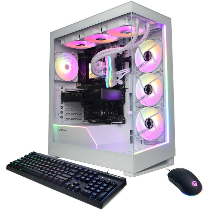 CyberPowerPC Gamer Supreme Liquid Cool Desktop Computer (White)