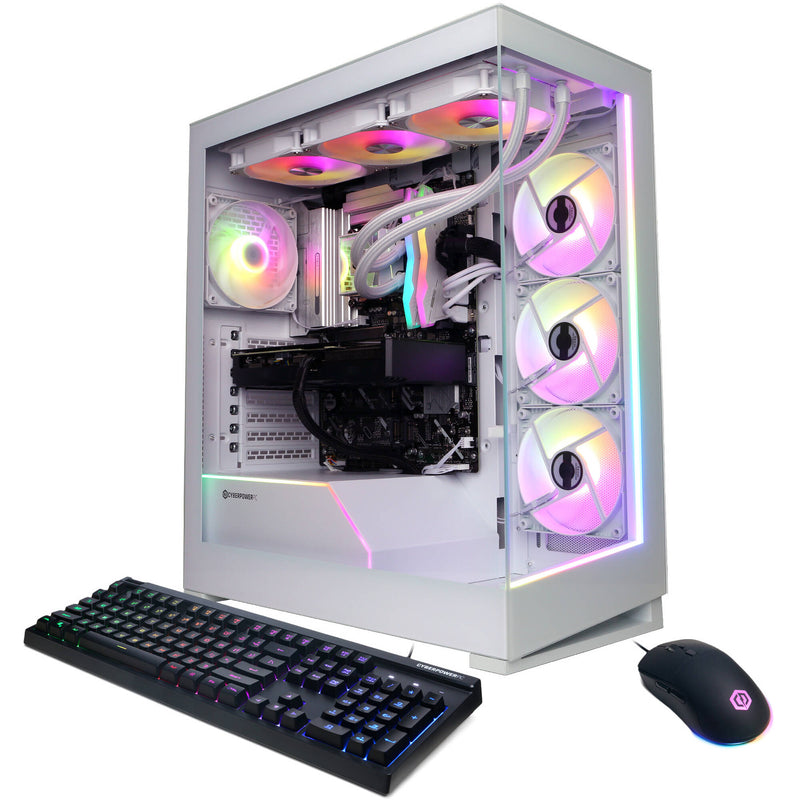 CyberPowerPC Gamer Supreme Liquid Cool Desktop Computer (White)