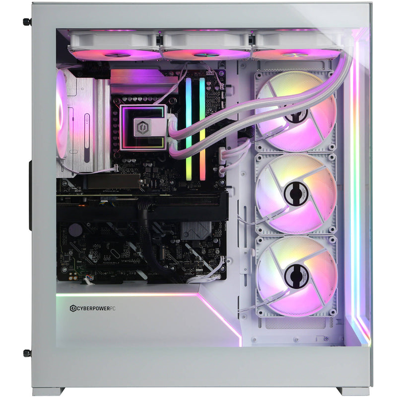 CyberPowerPC Gamer Supreme Liquid Cool Desktop Computer (White)