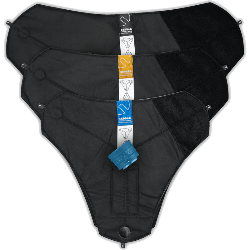 CRDBAG Set of 3&nbsp;Y-Wraps (Black, Small/Medium/Large)