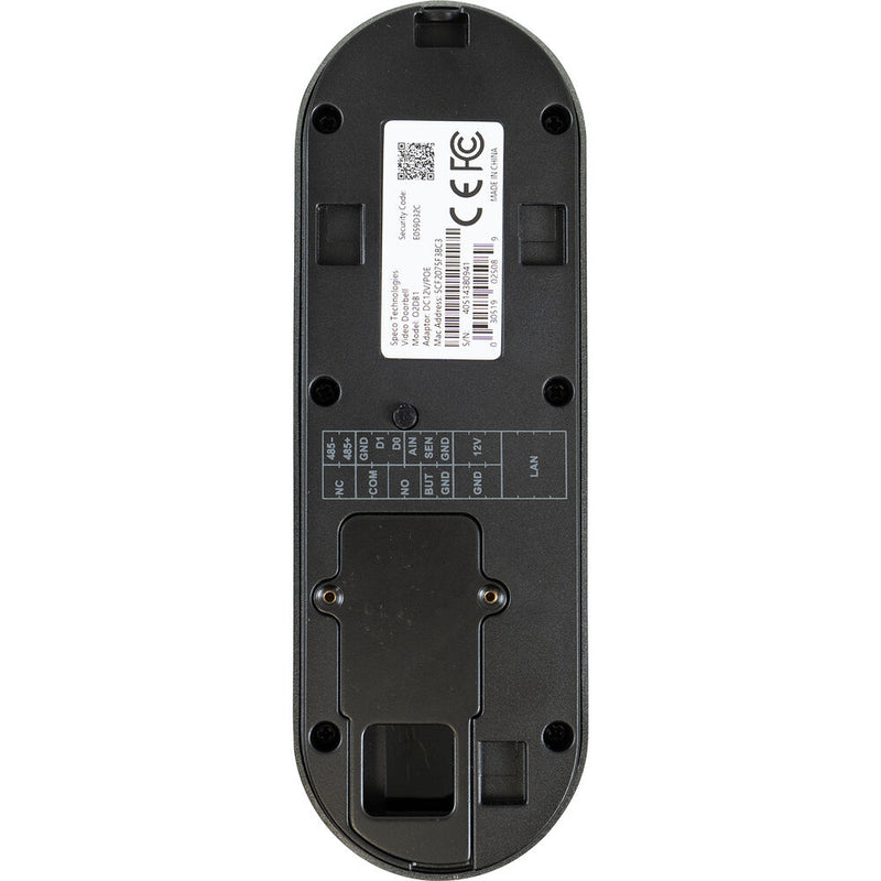 Speco Technologies O2DB1 Wi-Fi/PoE Video Doorbell with Face Detection