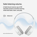 Belkin SoundForm Mini Wireless On-Ear Headphones for Kids (Gen 2, White)