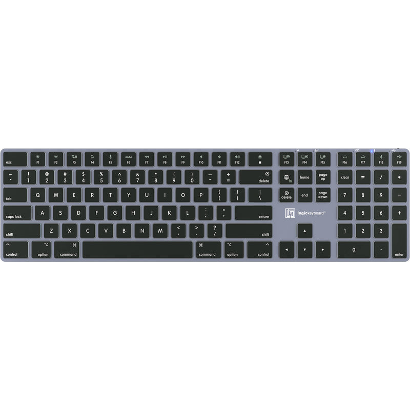 Logickeyboard TITAN Wireless Backlit Keyboard for Mac